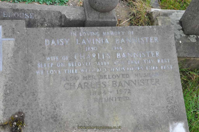 Bannister - Charles, Daisy Lavinia