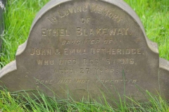 Blakeway - Ethel (dau of John & Emma Detheridge)