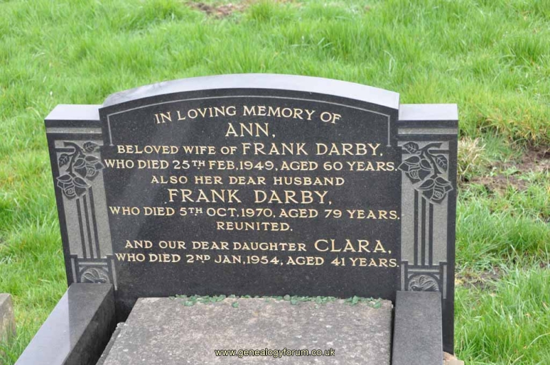 Darby - Frank, Ann & dau Clara