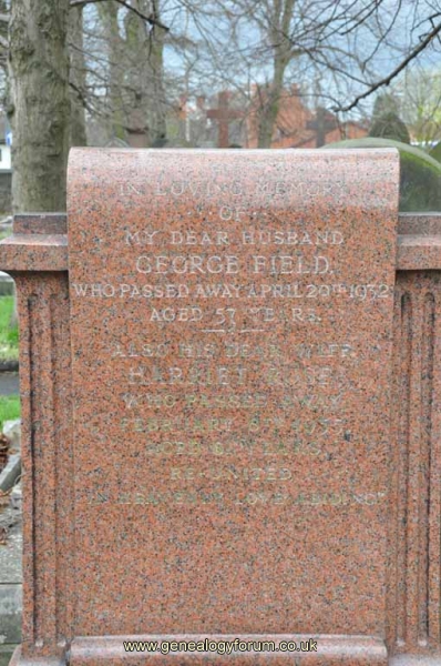 Field - George, Harriet Rose