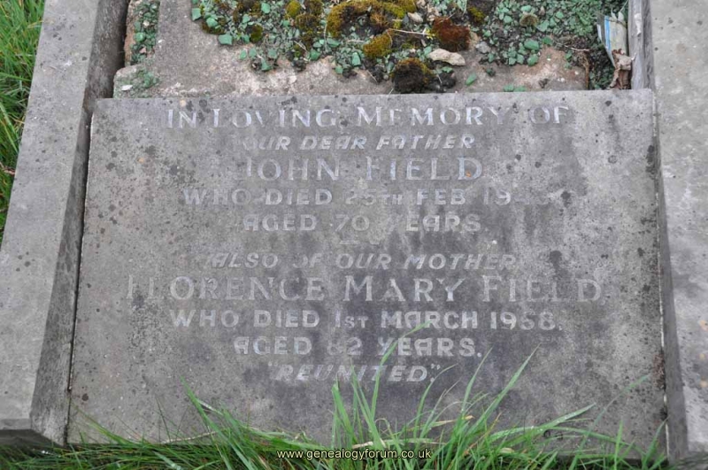 Field - John, Florence Mary
