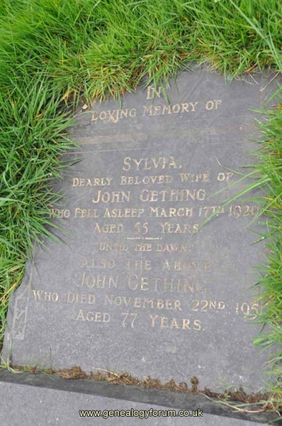 Gething - John, Sylvia