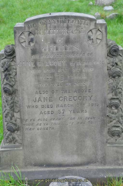 Gregory - James, Jane