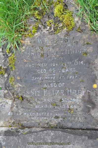 Haden - William, Annie Eliza