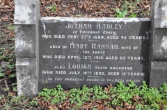 Hadley - Jotham, Mary & dau Louisa