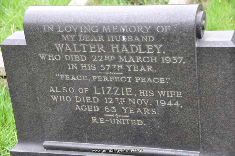 Hadley - Walter, Lizzie