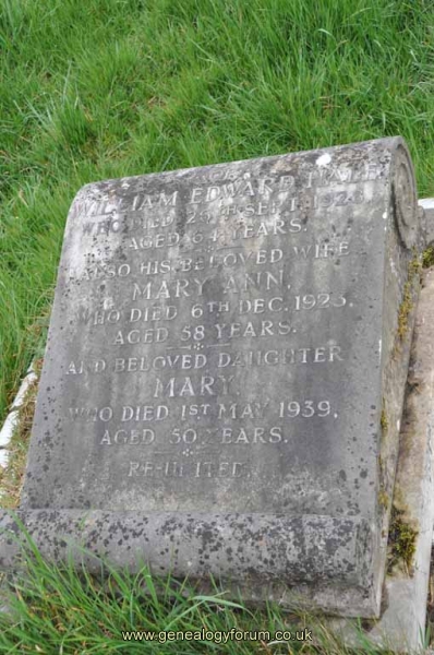Hale - William Edward, Mary Ann & dau Mary