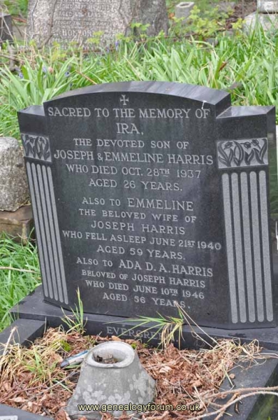 Harris - Emmeline, Ira (son of Joseph & Emmeline ) and Ada (wife of Joseph)