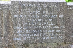 Hill - Tom C, Mary & dau Margaret M