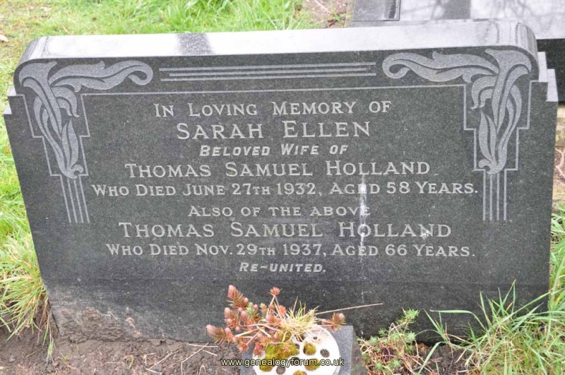 Holland - Thomas Samuel, Sarah