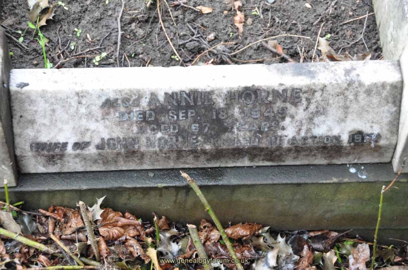 Horne - Annie (wife of John KIA)