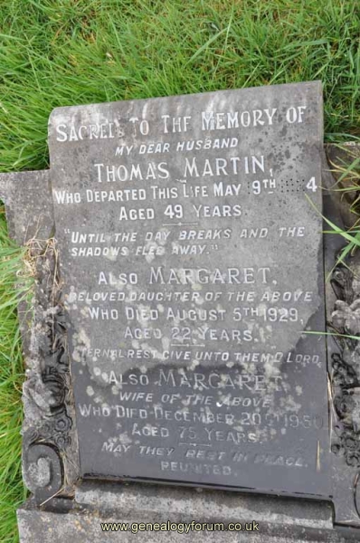 Martin - Thomas,Margaret & dau Margaret