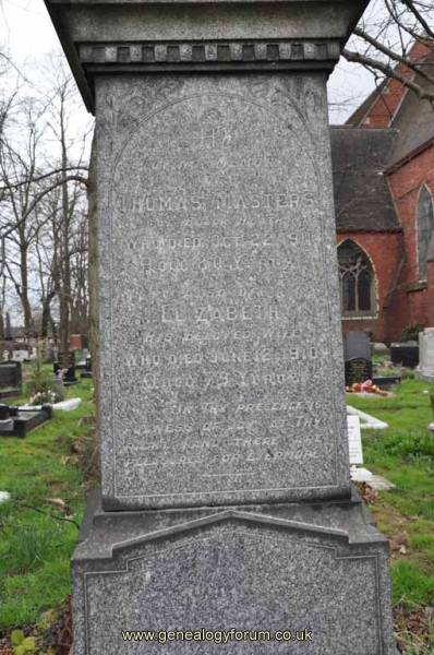 Masters - Thomas, Elizabeth
