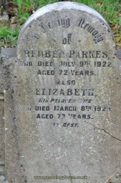 Parkes - Reuben, Elizabeth