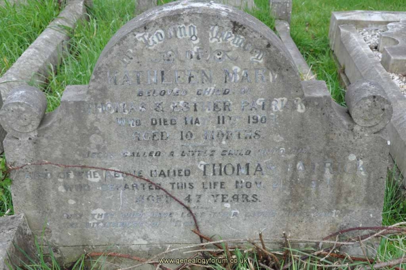 Patrick - Thomas (husband of Esther) and dau Kathleen