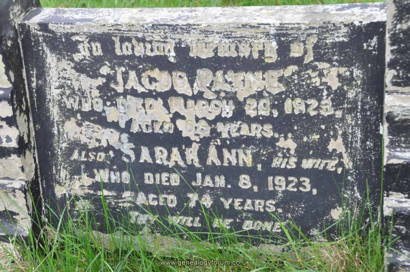 Payne - Jacob, Sarah Ann