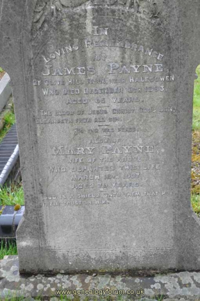Payne - James, Mary