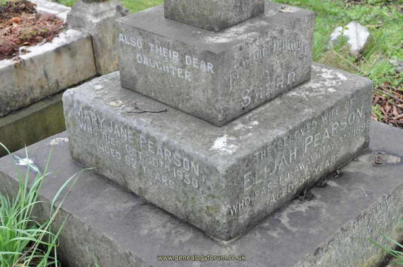 Pearson 1 - Sarah (wife of Elijah) & dau Mary Jane