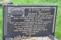 Piggott - Samuel, Fanny