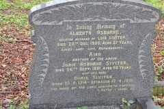 Siviter - Alberto Osborne (husband of Lois) & bro John Osborne, Doris
