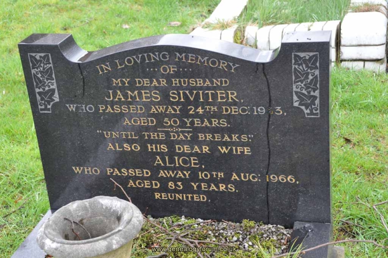 Siviter - James, Alice
