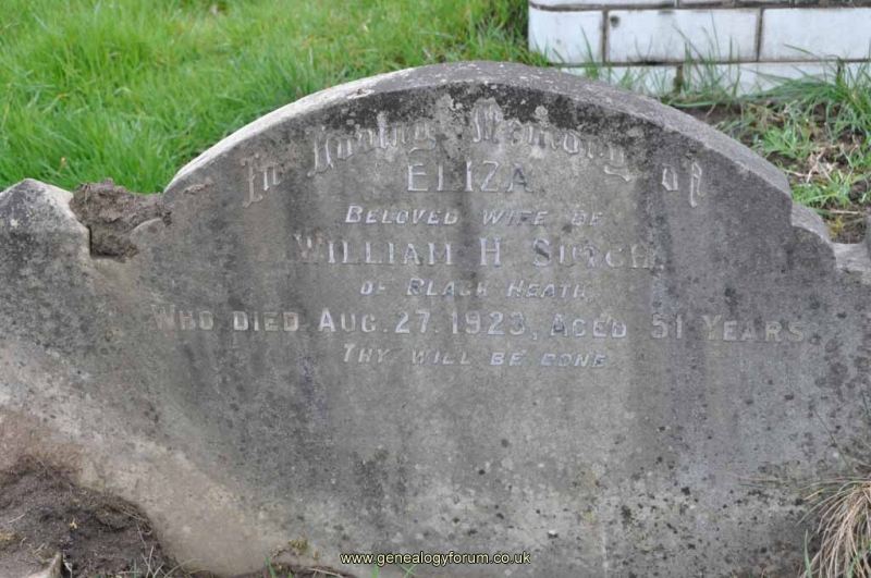 Sutch - Eliza (wife of William)