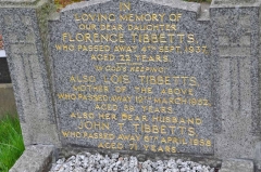 Tibbetts - John T, Lois & dau Florence