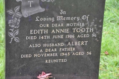 Tooth - Albert, Edith Annie
