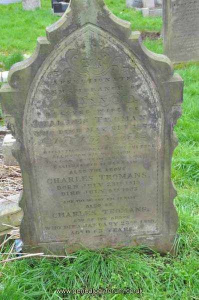 Troman - Charles, Ann & son Charles