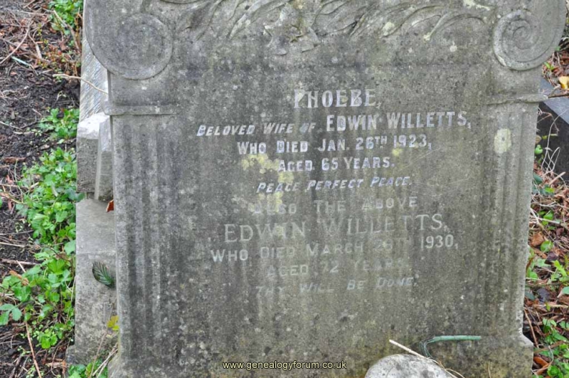 Willetts - Edwin, Phoebe