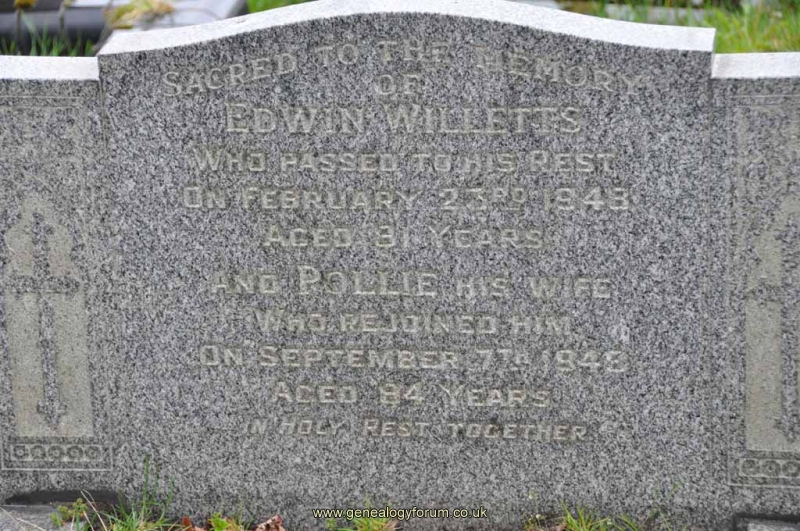 Willetts - Edwin, Pollie