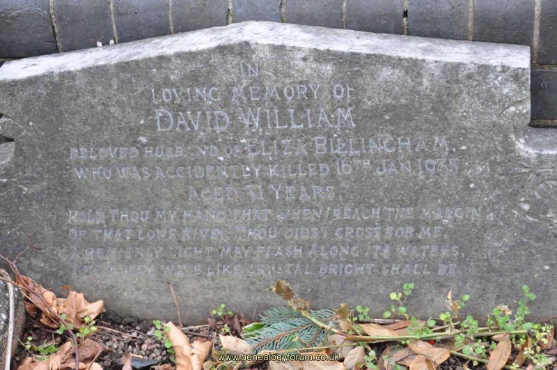 Billingham - David William (husband of Eliza)