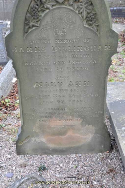 Billingham - James, Mary Ann