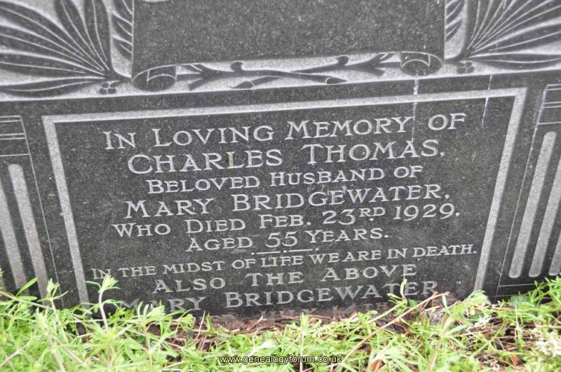 Bridgewater - Charles Thomas, Mary