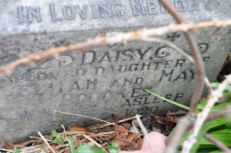 Brookes - Daisy (dau of Elijah & May)