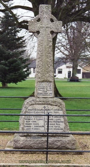 Norfolk, Wimbotsham - War Memorial