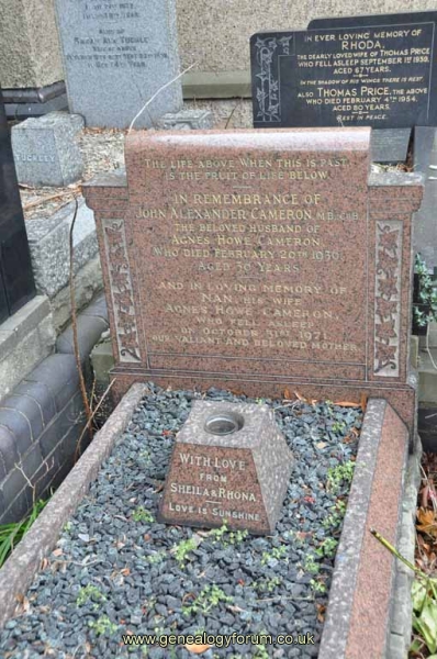 Cameron - John Alexander, Agnes Howe