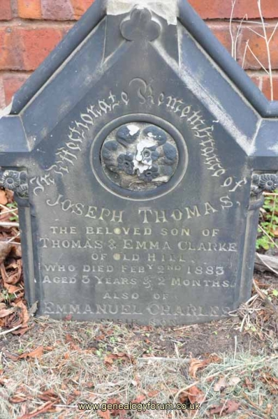 Clarke - Joseph Thomas & Emmanuel Charles (sons of Thomas, Emma)