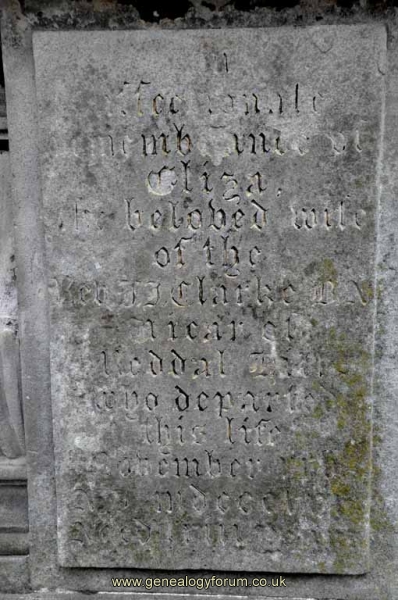 Clarke 1a - Family (Vicar of Reddal Hill)