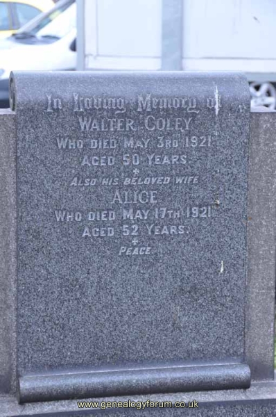 Coley - Walter, Alice