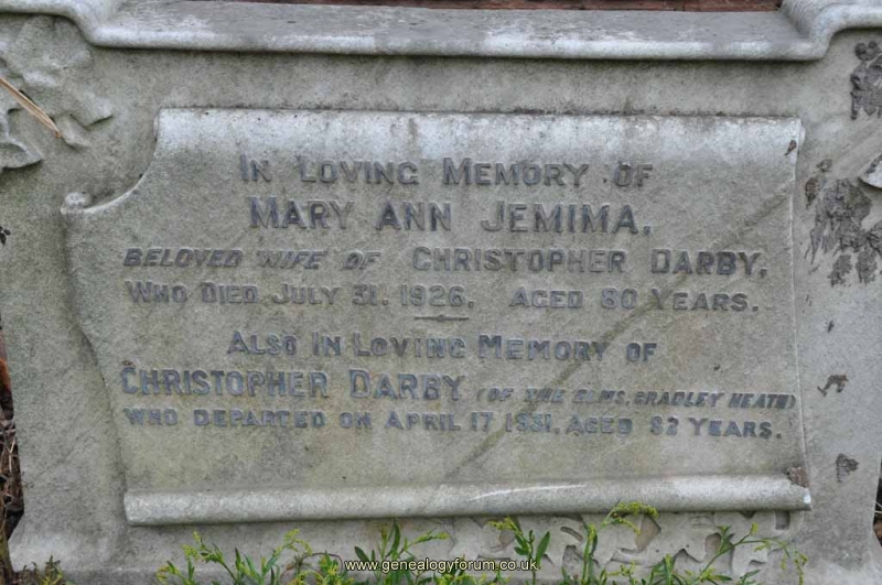 Darby - Christopher, Mary Ann Jemima