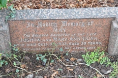 Dunn - Mary (dau of Joshua, Mary Ann)