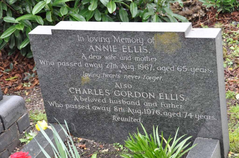 Ellis - Charles Gordon, Annie