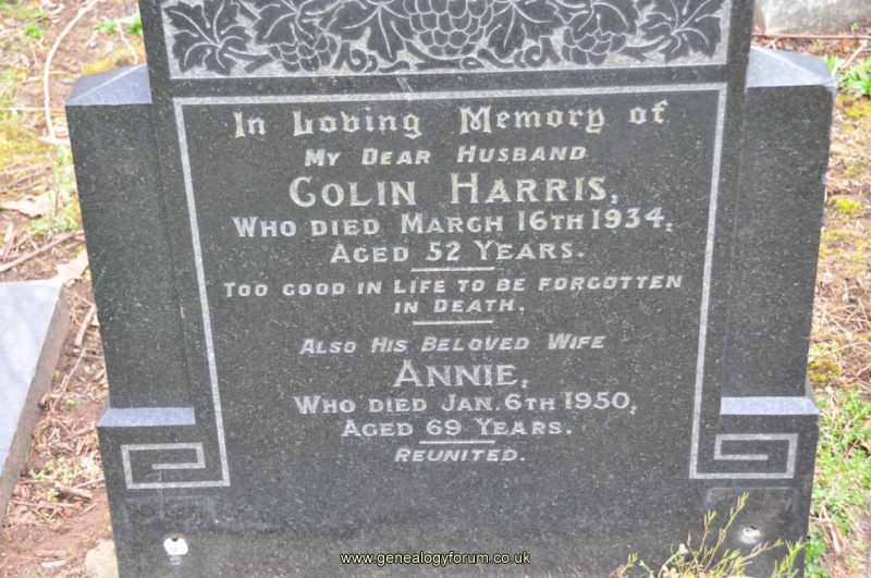 Harris - Colin, Annie