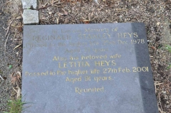 Heys - Reginald Stanley, Letitia
