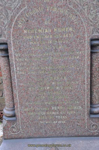 Homer - Henry, Sarah & Nehemiah