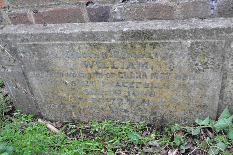 Horton - William, Clara May