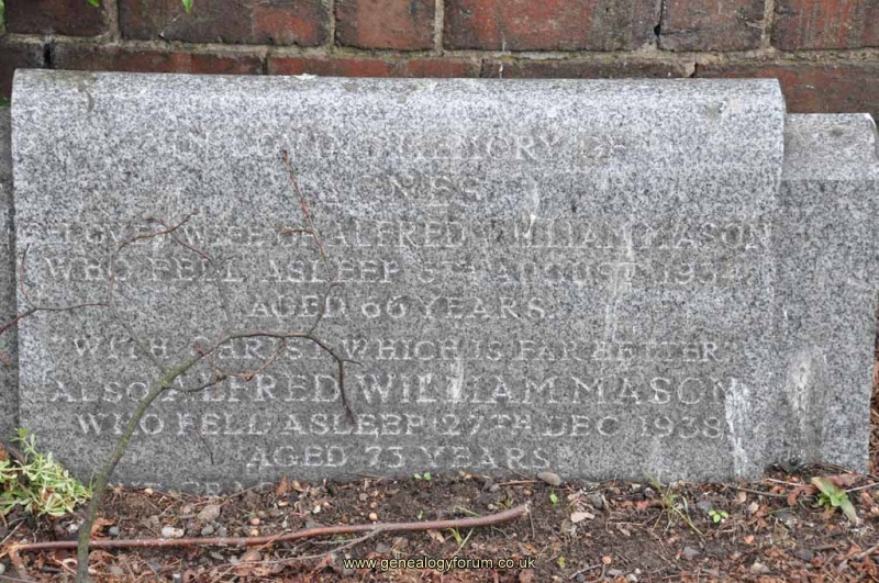 Mason  - Alfred William, Agnes