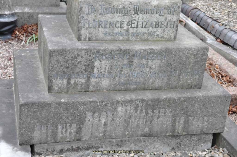Massey - Robert, Florence Elizabeth