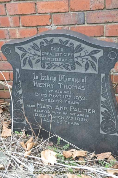 Palmer - Henry Thomas, Mary Ann